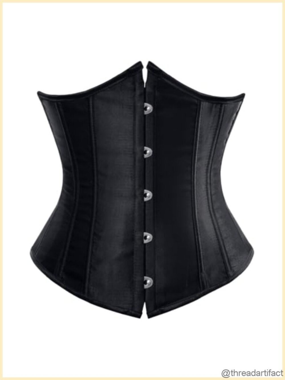 Underbust Corset Lace Up Back Hourglass Costume